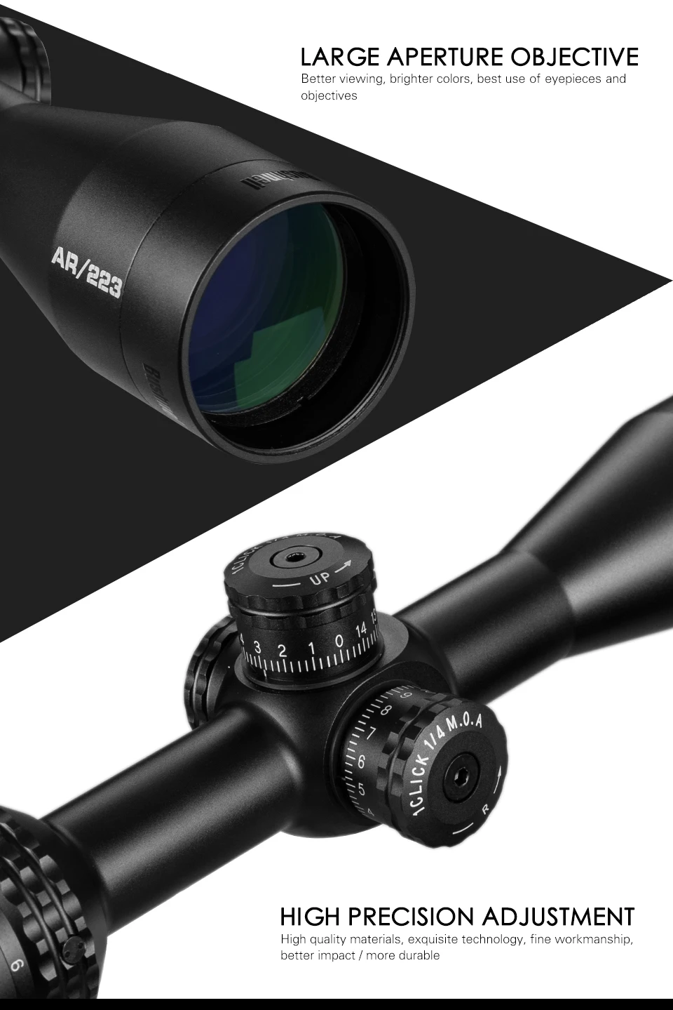 Riflescope com Alvo Torres de Caça Escopos para Sniper Zona de Gota-223 Óptica Retículo Tático Rifle 3-9x40 ar 3 3-9x40 ar óptica zona de gota-223 retículo