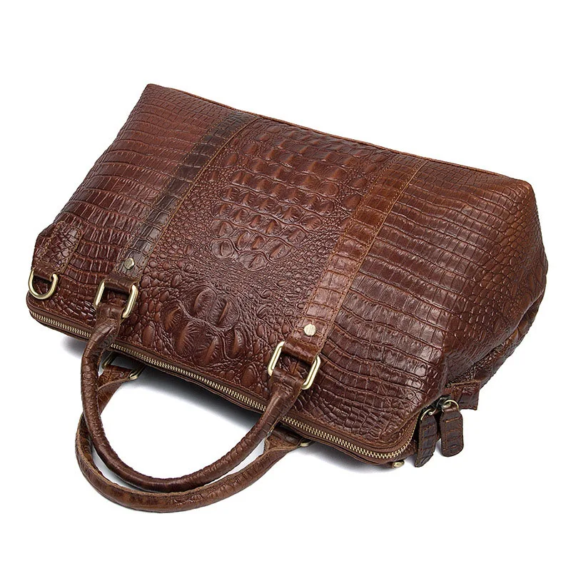 

High-end luxury crocodile pattern leather handbags ladies shoulder satin leather ladies Messenger bag women purses and handb