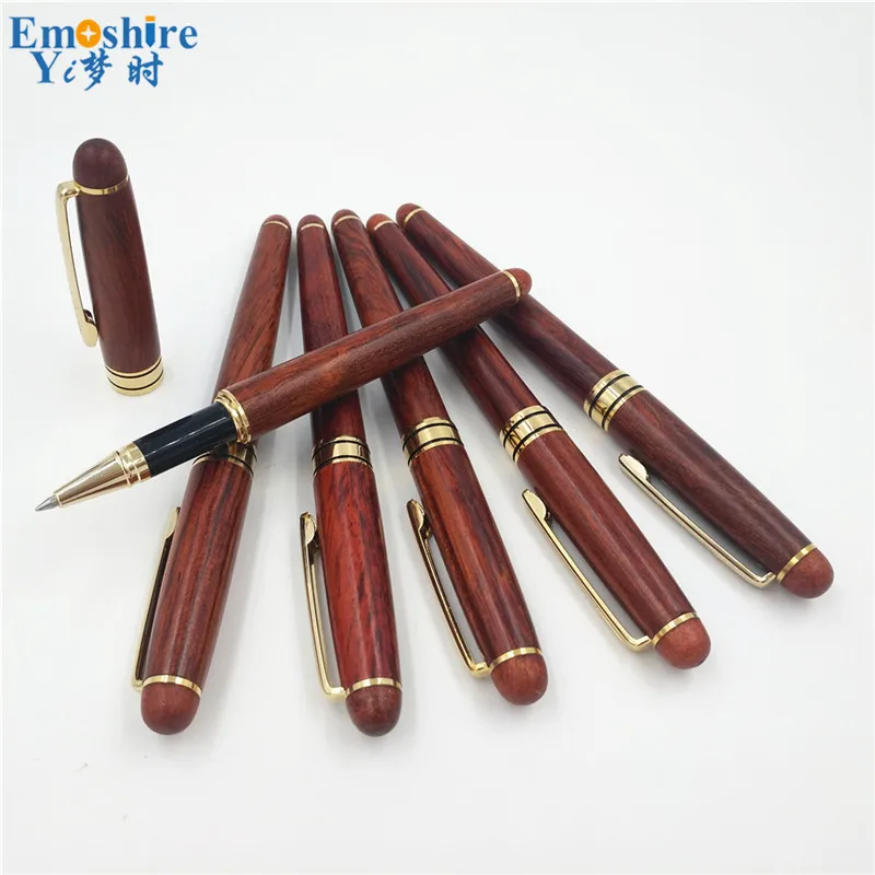 Emoshire Rosewood mahogany signature pen wooden creative gift set business gift pen pen ball pen wholesale (5)