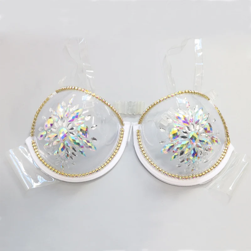 

Sexy Clear Bra Women Plastic Cup Bra Top Bralet Invisible Bra With Shoulder Strap Transparent Bra Bralette Crop Top