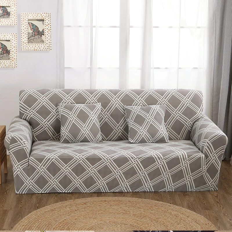 Fashion Lines Sofa Cover Elastic Slipcover Stretch Furniture Elastic Sofa Slipcover Stretch