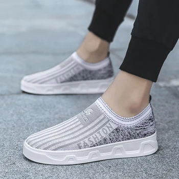 

New knit classic set of foot casual shoes breathable and comfortable tide shoes