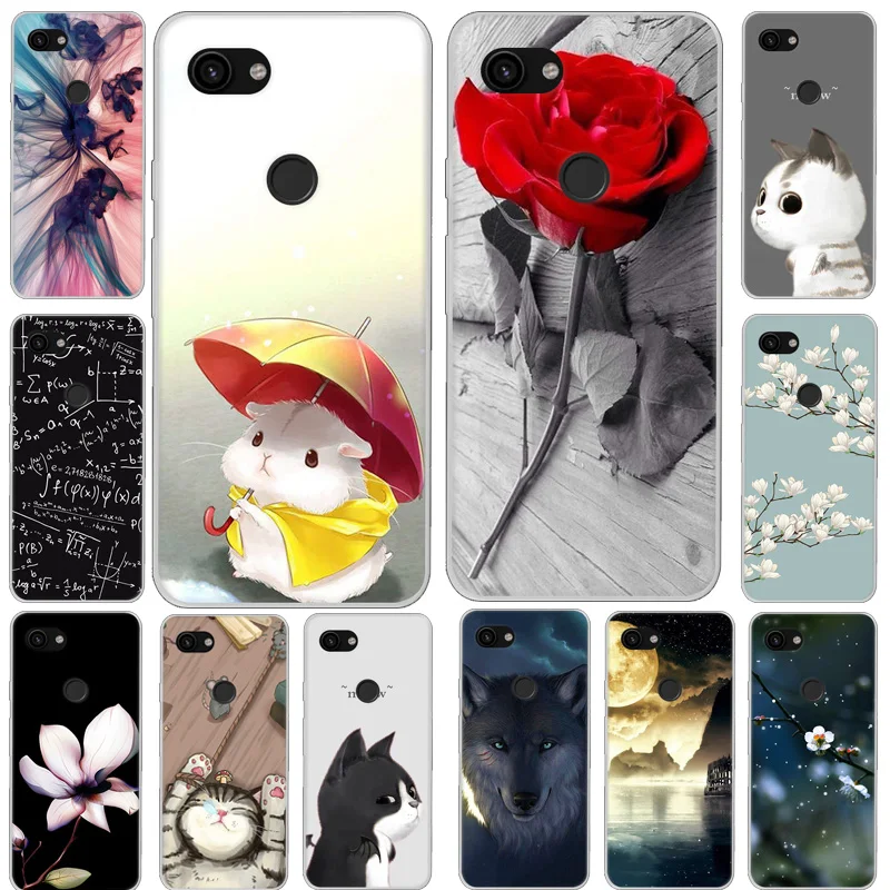 

For Google Pixel 3a XL Case Soft Silicone TPU Cover Phone Case Clear Bumper Fundas For Pixel 3A XL 3 Lite 3XL Lite Full Protect