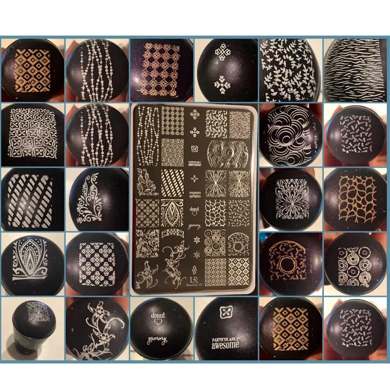 1 шт. прямоугольная пластина для стемпинга ногтей 14 5x9 5 см|stamping plates nail art|nail stamping