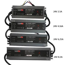LED Transformer DC24V 60W 100W 150W IP67 Waterproof Electronic Aluminum alloy Driver Ultra-thin led Power Supply for led strip LED Transformer DC24V 60W 100W 150W IP67 Waterproof Electronic Aluminum alloy Driver Ultra-thin led Power Supply for led strip