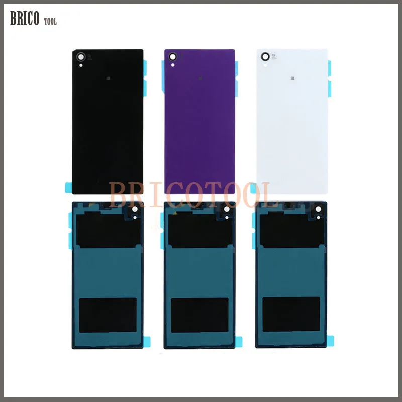 YUEYAO Rear Door Battery Back Housing Glass Cover For Sony Xperia Z1 Compact Z2 L50w Z3 MINI L39h With Sticker | Мобильные телефоны