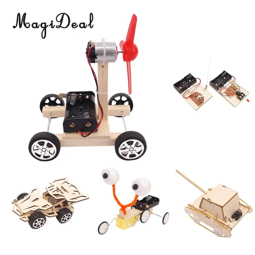 DIY Electric Motor Kids Educational Toy Car Robot Tank Motor Gadget Kit Model for Early Physical Learning Children Science Toys	