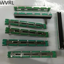 10 шт. потенциометр A10K A20K A50K дуплекс потенциометра звукомикшер 75 мм A10KX2 A20K* 2 A50K* 2