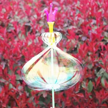 2017 Novelty Funny Interesting Changeable Colorful Rainbow Color Rotatable Bubble LED Light-up Toy for Baby Kids Children