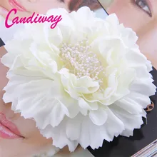 2017 Nova Chegada Branco de Alta Qualidade Grampo de Cabelo Flor Acessórios Para o Cabelo Grampos de cabelo das Mulheres Mulher Nupcial Do Cabelo Do Casamento Decorações