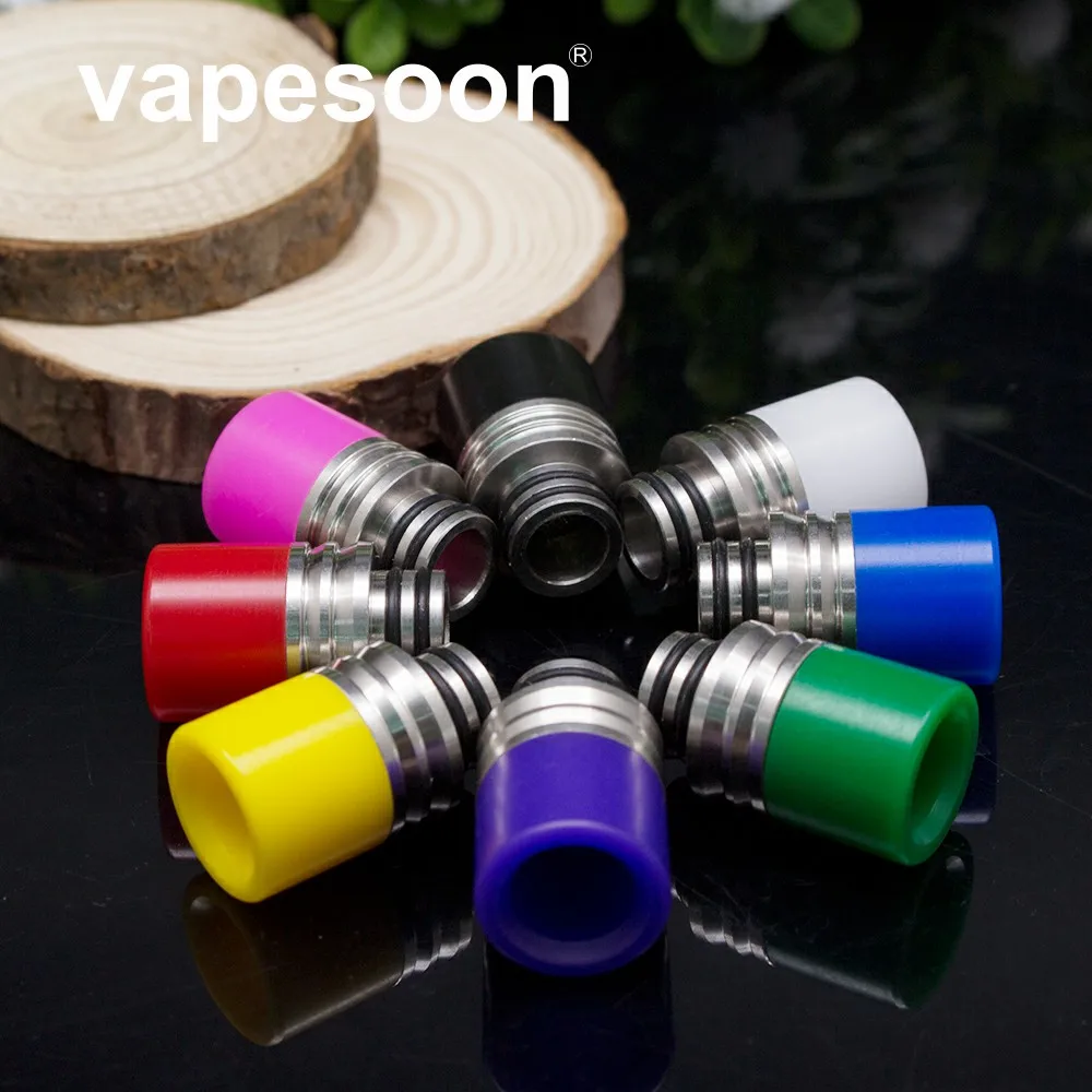 VapeSoon 5 шт./лот 510 SS акрил Материал потека для MLEO 3 мини IJUST S TFV4 Atomzier 8 цветов