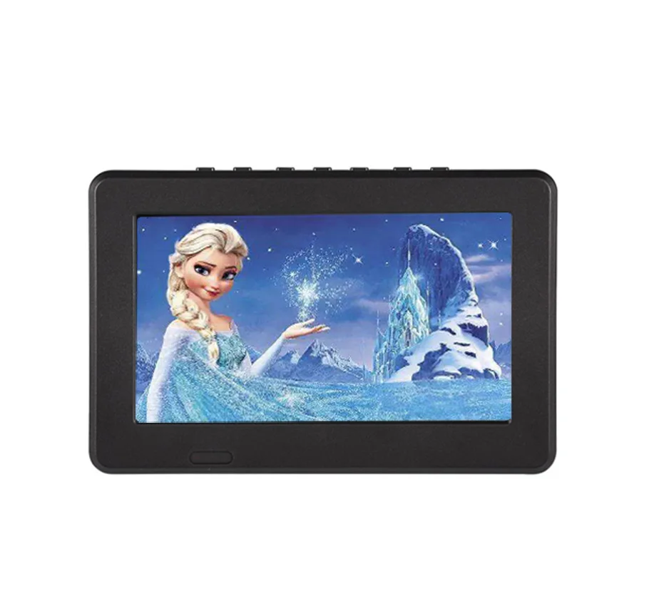 7 дюймов портативные dvbt ТВ/dvb t2 H.265 USB разъем HDMI HD Многоязычное OEM Мини цифровой