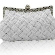 Красивая женская свадебная сумочка, модная, длинная, элегантная, с кристаллами, атласное, вечерняя сумочка, клатчи, кошелек, Длинный кошелек с цепочкой