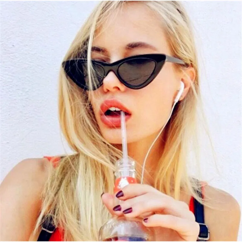 

CURTAIN Gafas De Sol Mujer Ladies Cat Eye Sunglasses Women Vintage Designer Brand Sun Glasses Men Women 2019 Luxury UV400 Gafas