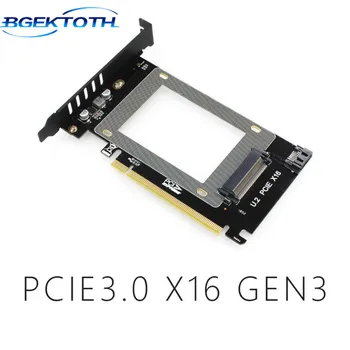 

BGEKTOTH Full Speed NGFF NVMe SSD PCIE PCI-Express 3.0 X16 to U.2 Adapter Converter Card Module New dropshipping