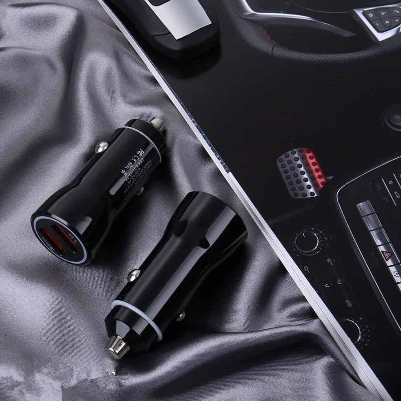 USB Car Charger Quick Charge 3.0 for iPhone X Samsung S10 Xiaomi Mi 9 Mobile Phone Fast Charging Car Charger QC 3.0 Car-Charger