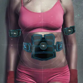 

Magic EMS Muscle Training Gear ABS Trainer Fit Body Home Exercise Shape Fitness