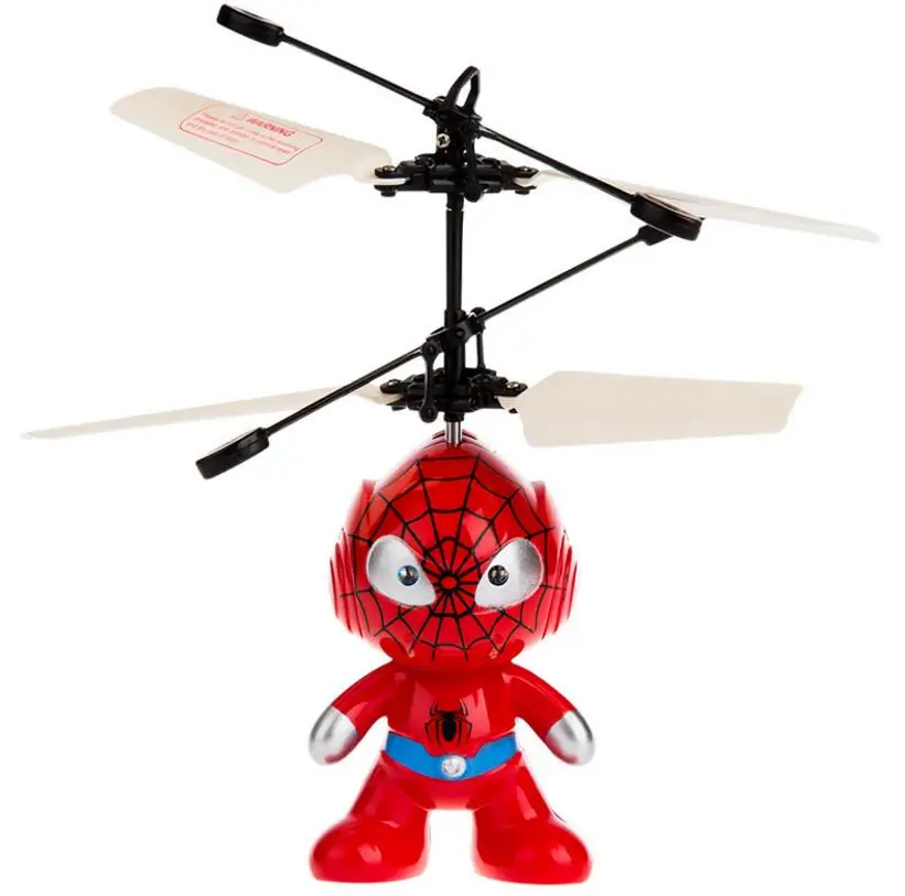 

different cartoon Mini RC drone Flying RC Plane Aircraft dron Infrared Induction LED Light Remote Control drone dron Kids Toys