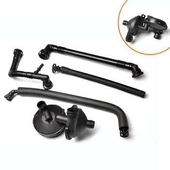 

Hot Crankecase Vent Valve Breather Hose Kit Car Accessories for BMW E46 325i 330i Oil Separator JLD