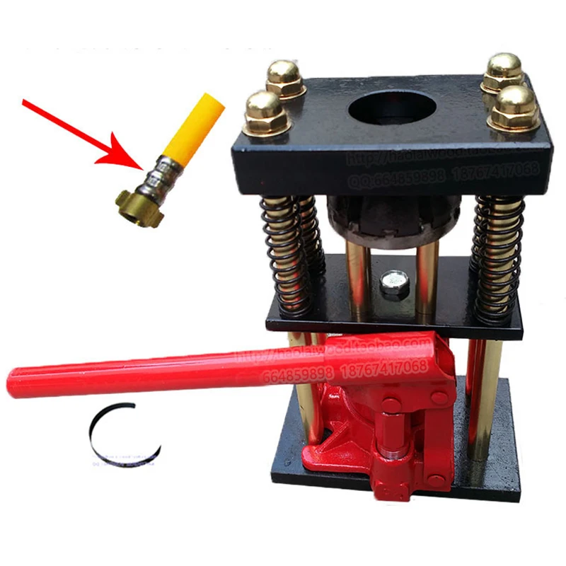 

Manual Benchtop Hydraulic Bottle Jack Hose Crimper High pressure sprayer hose pressing hydraulic clamp Y