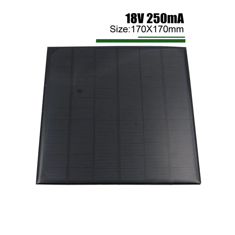 18V 278mA Панели солнечные автомобиля 12V батареи РВ 12VDC 150mA 160mA 167mA 208mA 250mA 83mA 278mA 18V Мини Солнечная Батарея зарядное устройство - Цвет: 18V 278mA