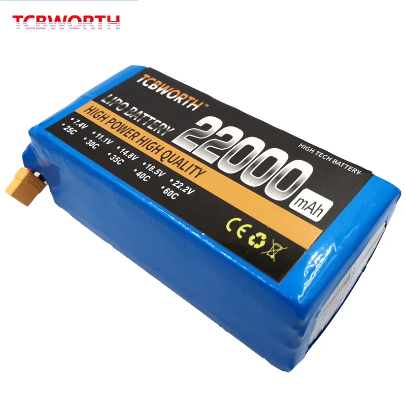 RC Toys LiPo Battery 4S 14.8V 10000mAh 12000mAh 16000mAh 22000mAh 25C 35C For RC Airplane Quadrotor Aircraft Drone Car Boat