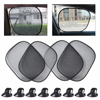 

DWCX New Car Black Foldable Window Foils Side Window Sun Shade Screen Visor Cover For Mercedes-Benz GLK Audi Q5 Toyota RAV4 VW
