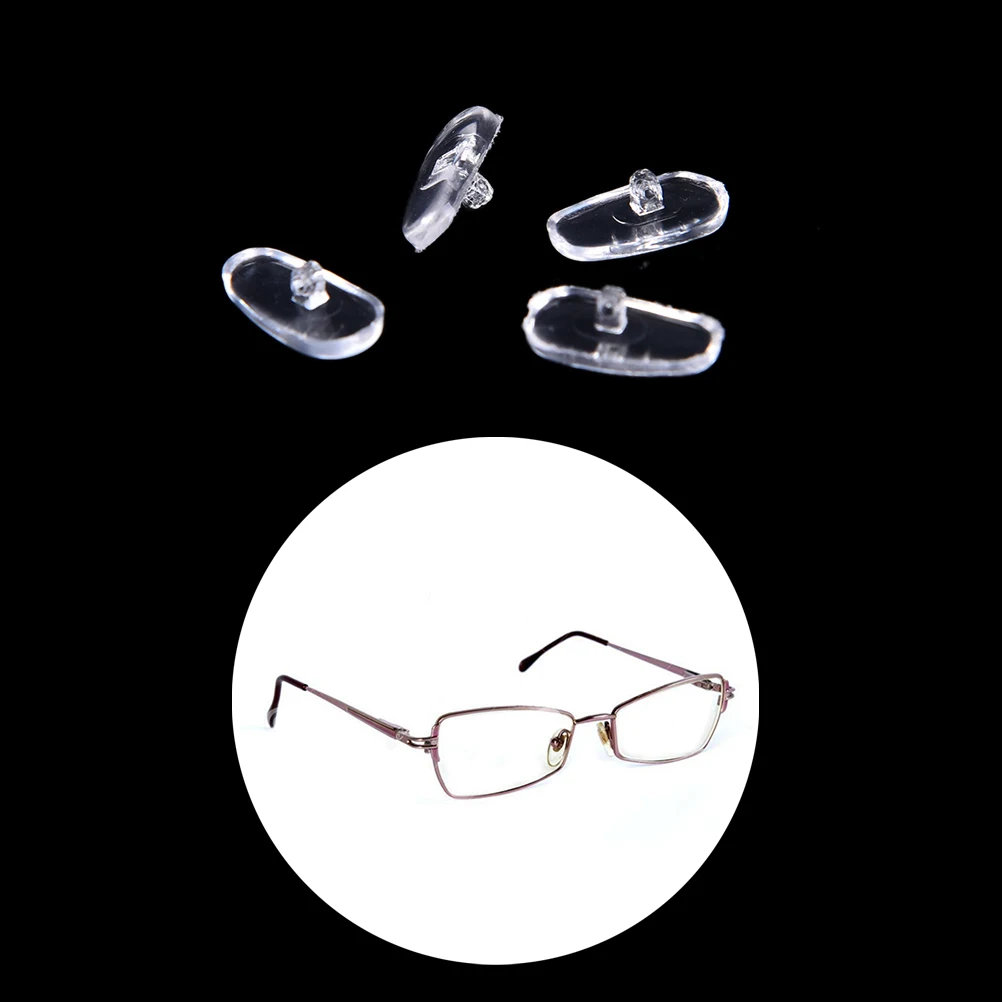 50 Pairs Wholesale High quality Anti Slip Silicone Nose Pads for Eyeglasses Sunglass Glass Spectackles