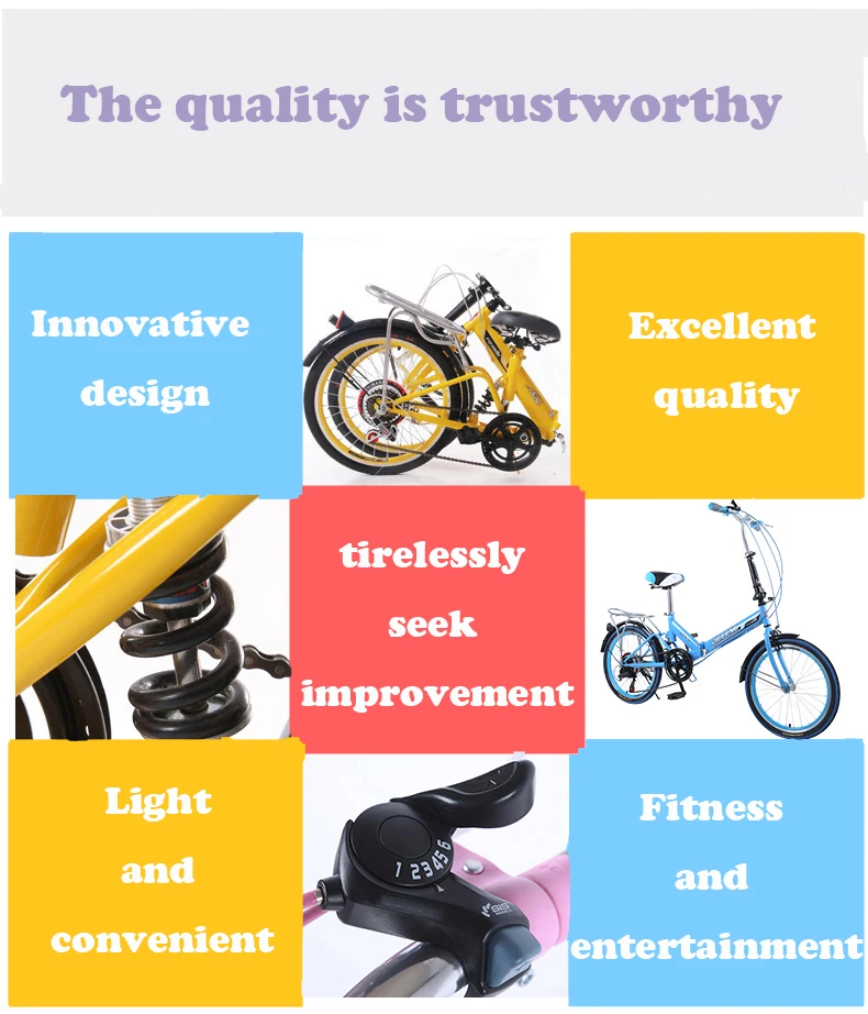 Discount 20-inch Variable Speed Folding Shock Absorbing Adult Male and Female Students Extreme Edition Bike 13