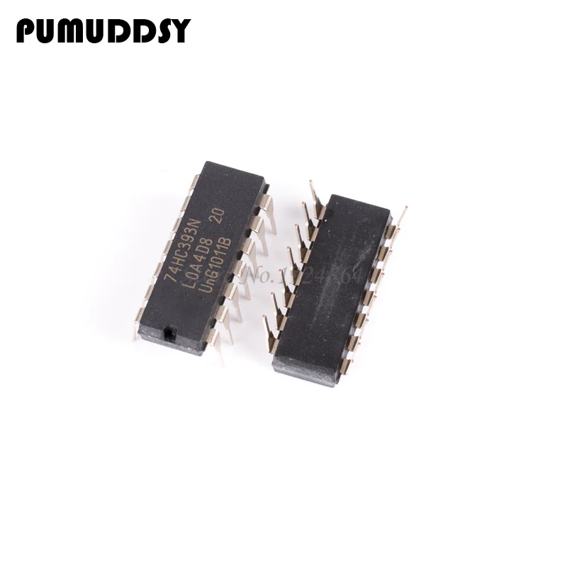 

10pcs/lot Free Shipping Inline 74HC393 74HC393N 74HC393AP SN74HC393N new original IC