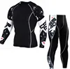 JACK CORDEE-camisetas y Tops de verano para hombre, chaqueta de motocicleta de secado rápido, traje deportivo, Conjunto de camiseta transpirable apretado largo, Tops y pantalones ► Foto 1/6