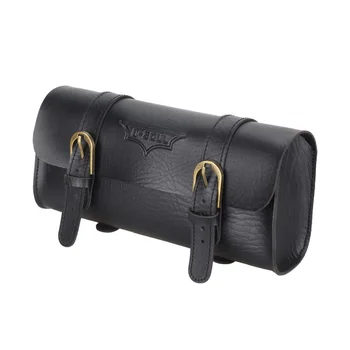 

ABLD-B-SOUL New Vintage Bicycle Handlebar Bag Bicycle Tail Bag PU Leather Cycling Bag Saddle Pouch Tail Pannier Riding Bike Ba