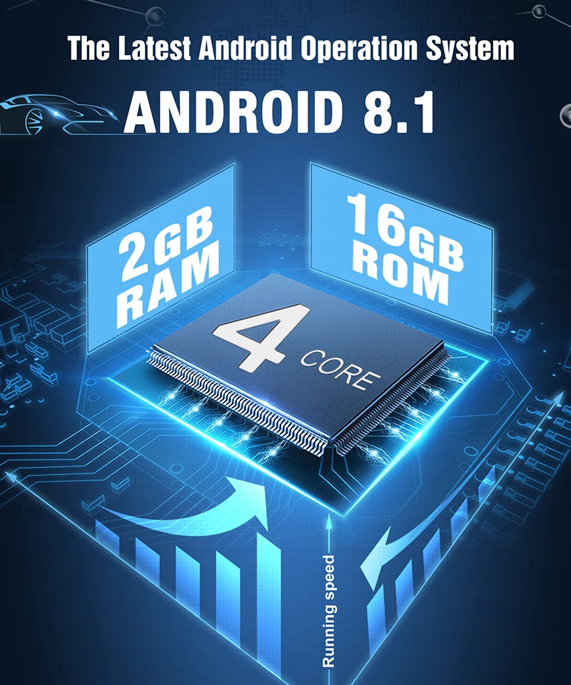 Flash Deal Pumpkin Android 8.1 Car Multimedia Player2 din 8"IPS Car Radio GPS Audio Stereo No DVD Player For VW/Volkswagen/POLO/PASSAT/Golf 1