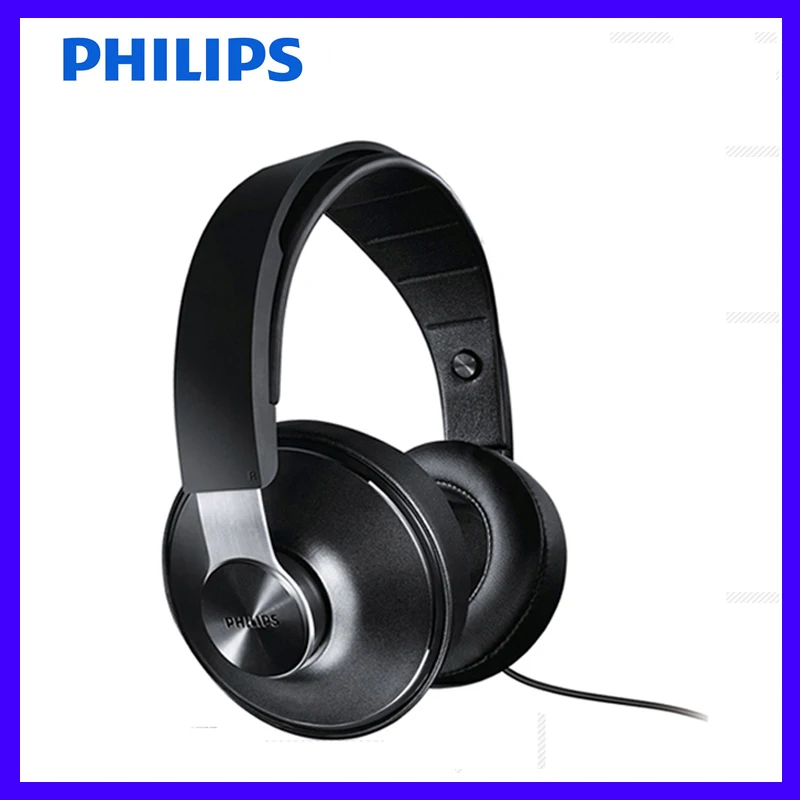 Philips SHP8000 наушники с длинными проводами микрофон Регулятор громкости официальное