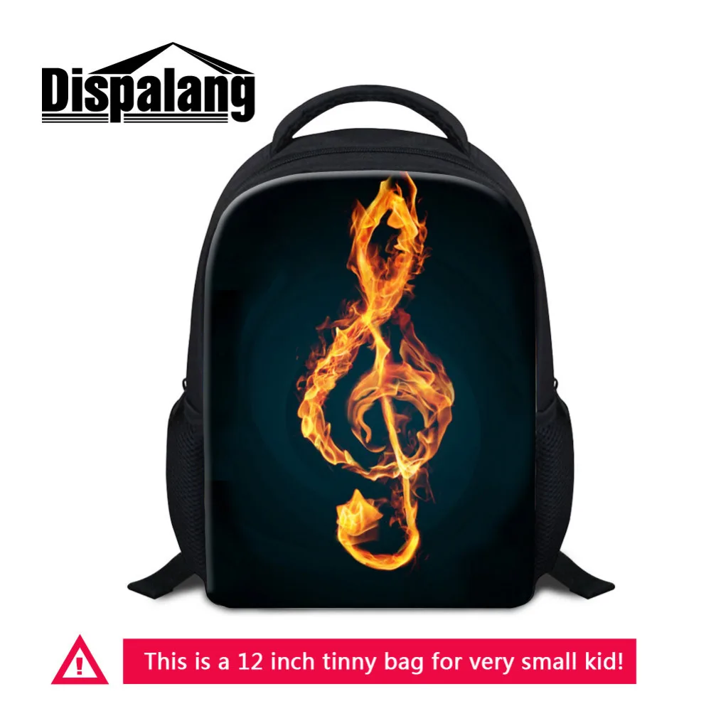 Dispalang, pequeño bolso escolar para niños, mochilas con impresión de nota musical para guardería, bolso de hombro para bebé, bolsa de libros para niños, Mochila|backpack for kindergarten|school bagsschool bag -