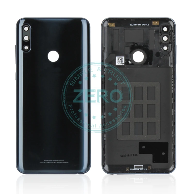 

Original For Asus Zenfone Max Pro M2 ZB631KL Back Housing Battery Door Cover PC Plastic + Side Key eplacement Repair Spare Parts
