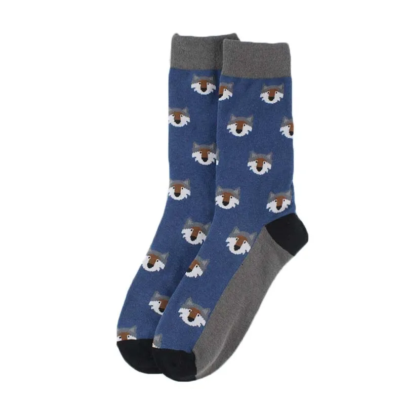 [COSPLACOOL] забавные носки с изображением животных, Мужские Носки с рисунком собаки/еды, новинка, разноцветный подарок, Sokken, унисекс, Divertido Calcetines Hombre - Цвет: 26
