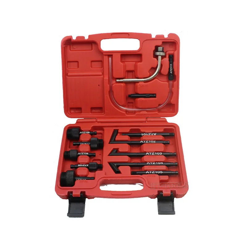 

13pcs atf transmission filling adapter set change machine fuel dispenser pumping oil changer gearbox oil filler tool joint