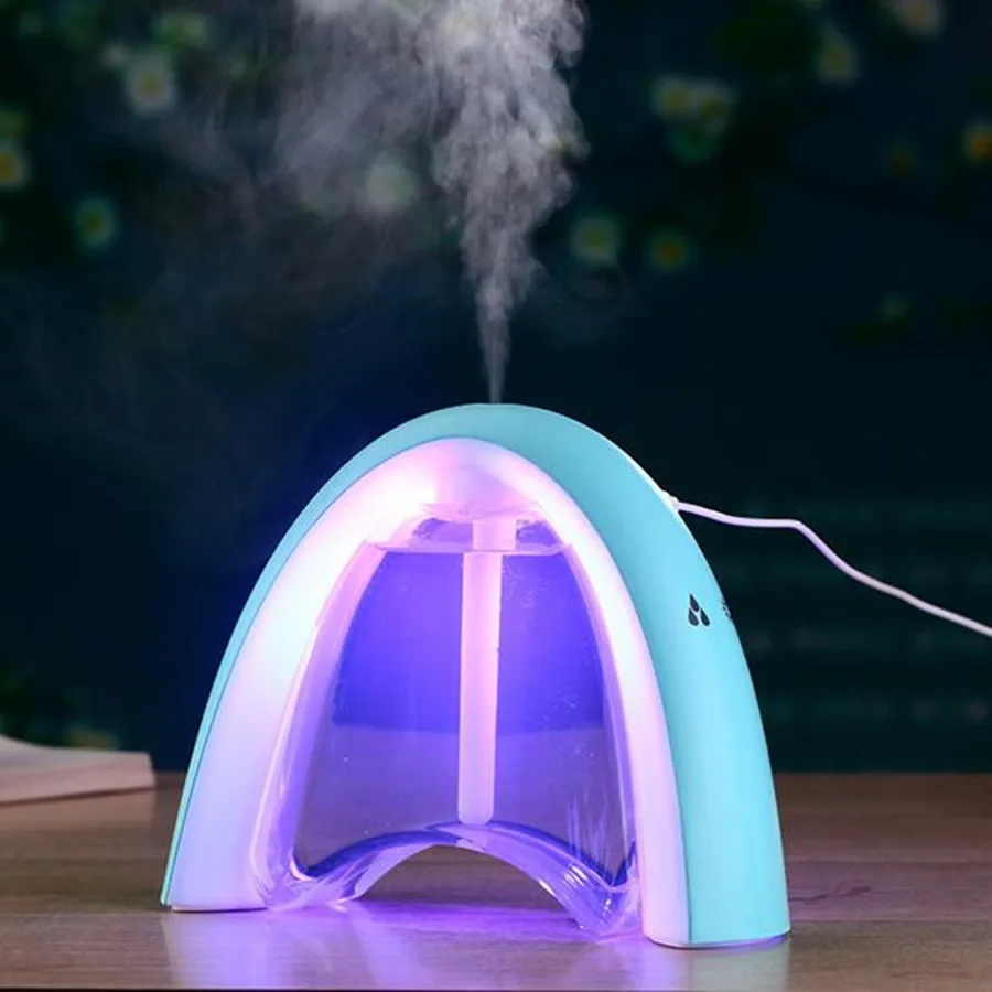 New LED Ultrasonic Home Aroma Humidifier Air Diffuser Purifier Lonizer Atomizer DC 5V 400ML Essential Oil