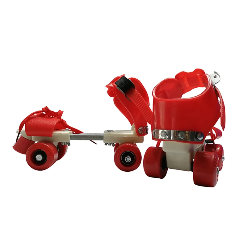 جديد صغير زوبعة بكرة زلاجات دوارة صف مزدوج 4 عجلة أحذية التزلج قابل للتعديل حجم انزلاق سباق التعرج حذاء تزلج بعجلات الاطفال هدية