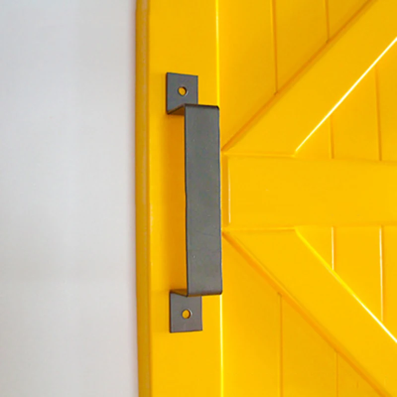 

20cm Barn Door Handle Screw Carbon Steel Pull Handle For Sliding Barn Door Closet Wooden Gate Hardware Accessories