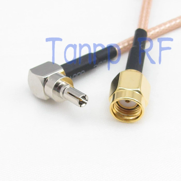 

6feet Pigtail coaxial jumper cable RG316 extension cord 2M CRC9 male right angle to RP-SMA male plug RF adapter connector