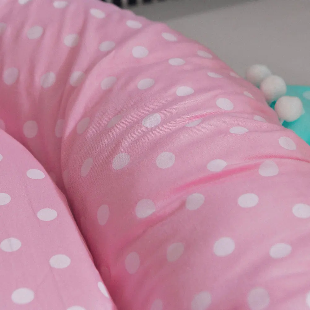 Детское гнездо кровать переносная дорожная люлька Младенческая подушка для шезлонга для младенцев детская хлопковая люлька для новорожденных люлька бампер