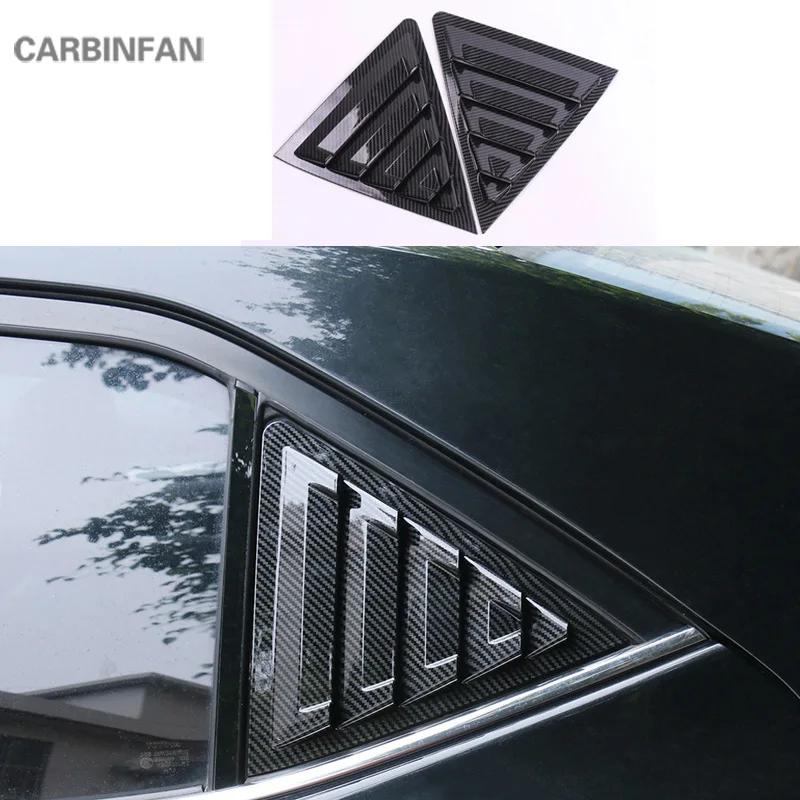 

Car Rear Window Blind shades Louver Frame Window Sill Molding Cover Sticker Trim For Toyota Corolla Sedan 2014 2015 2016 2017