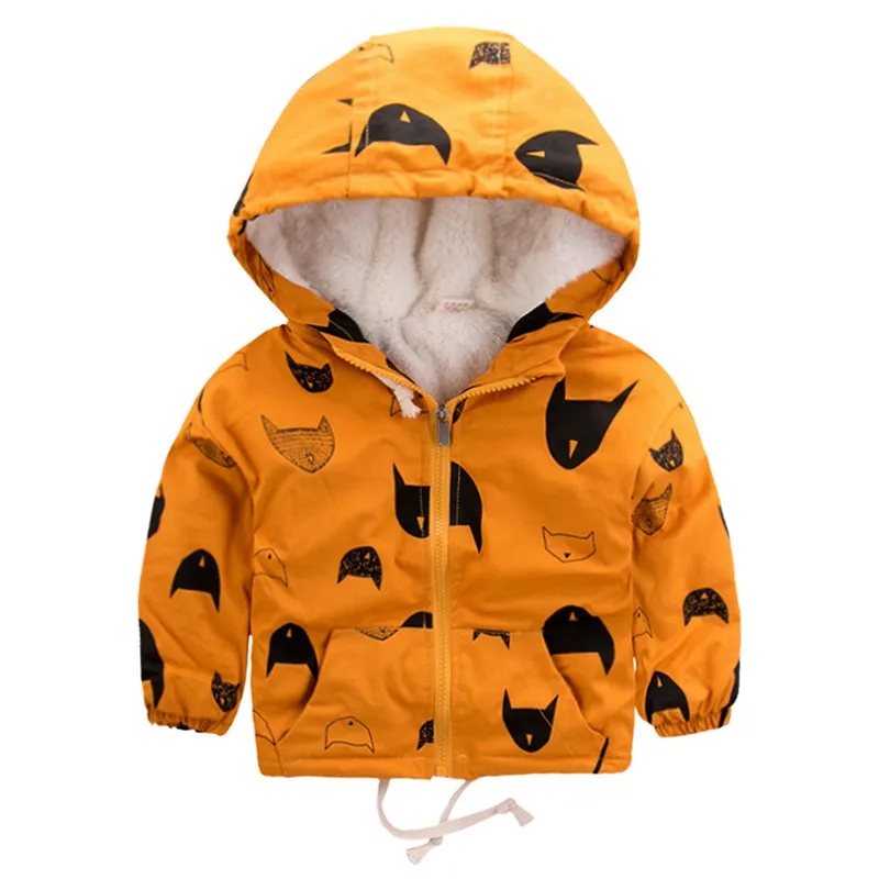 Spring Autumn Children Coat Boys Jacket Cotton Fleece ...