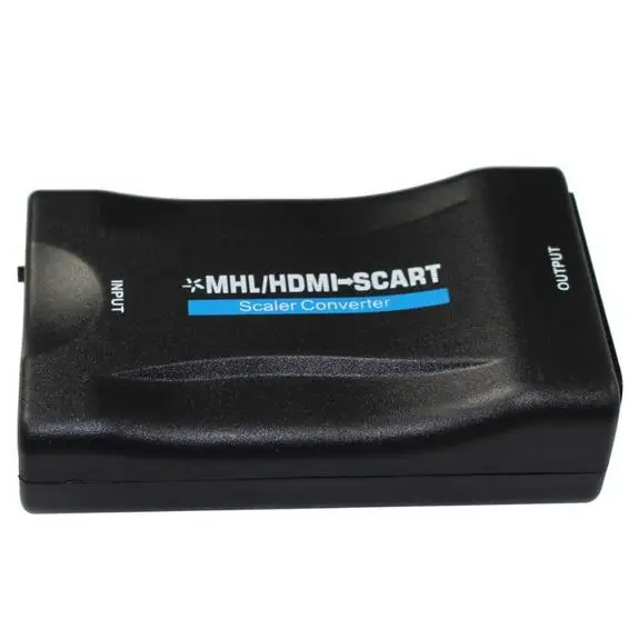 HDMI к Scart адаптер 1080p видео аудио конвертер Scaler смартфон STB DVD Аудио адаптер|adapter hdmi to