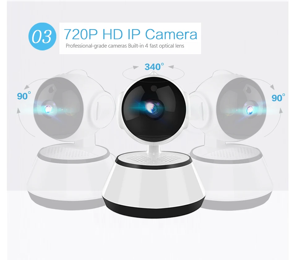 720 P беспроводной IP камера Wi Fi товары теле и видеонаблюдения Мини HD ночное видение детские для слежки за домашней безопасностью сетевая