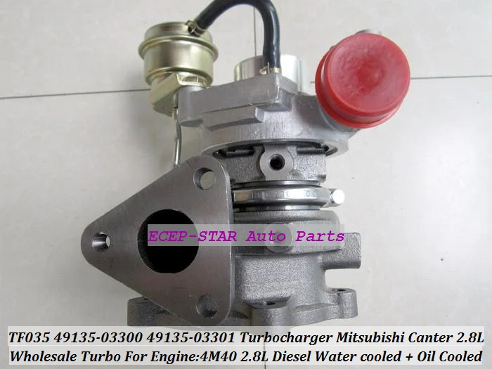 TF035 TF035HM-12T-4 49135-03300 49135-03301 Turbocharger Turbo For Mitsubishi Canter 2.8L 4M40 Diesel Water cooled + Oil Cooled (1)