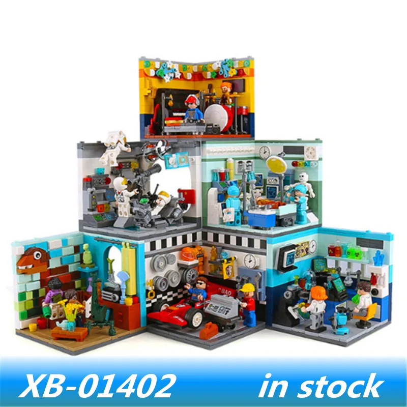 

XINGBAO 01402 Genuine Building Series The Future Dreams House Set lepin Building Blocks Bricks Educational Toys Christmas Gifts