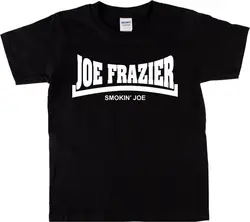 Joe Frazier "Smokin' Joe"-футболка, бокс легенда, тяжелый вес чемпиона, 2019 Новые креативные футболки с буквенным принтом